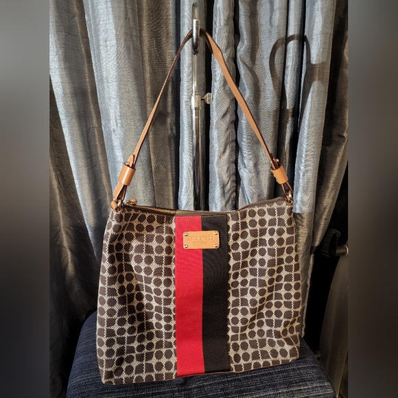 NWOT kate spade Classic Noel Flat 'Serena' Shoulder Handbag, Signed bottom, hobo - Picture 4 of 13